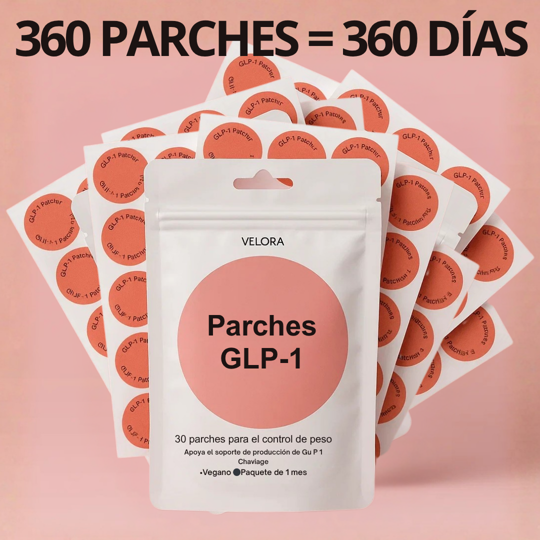 Velora® Parches GLP-1 / OFERTA 2x1 / 30+30 DIAS
