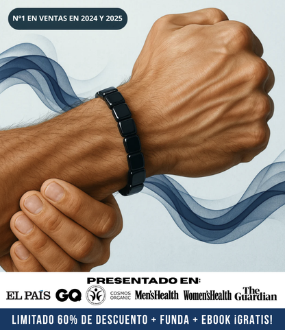 Brazalete de Hematita Hemax® — El Aliado del Rendimiento Masculino