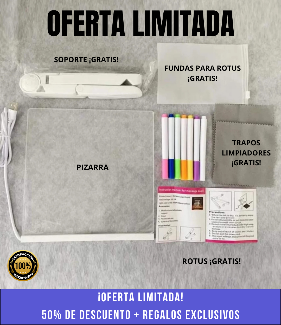 Pizarra Mágica LED LumiBoard® Interactiva